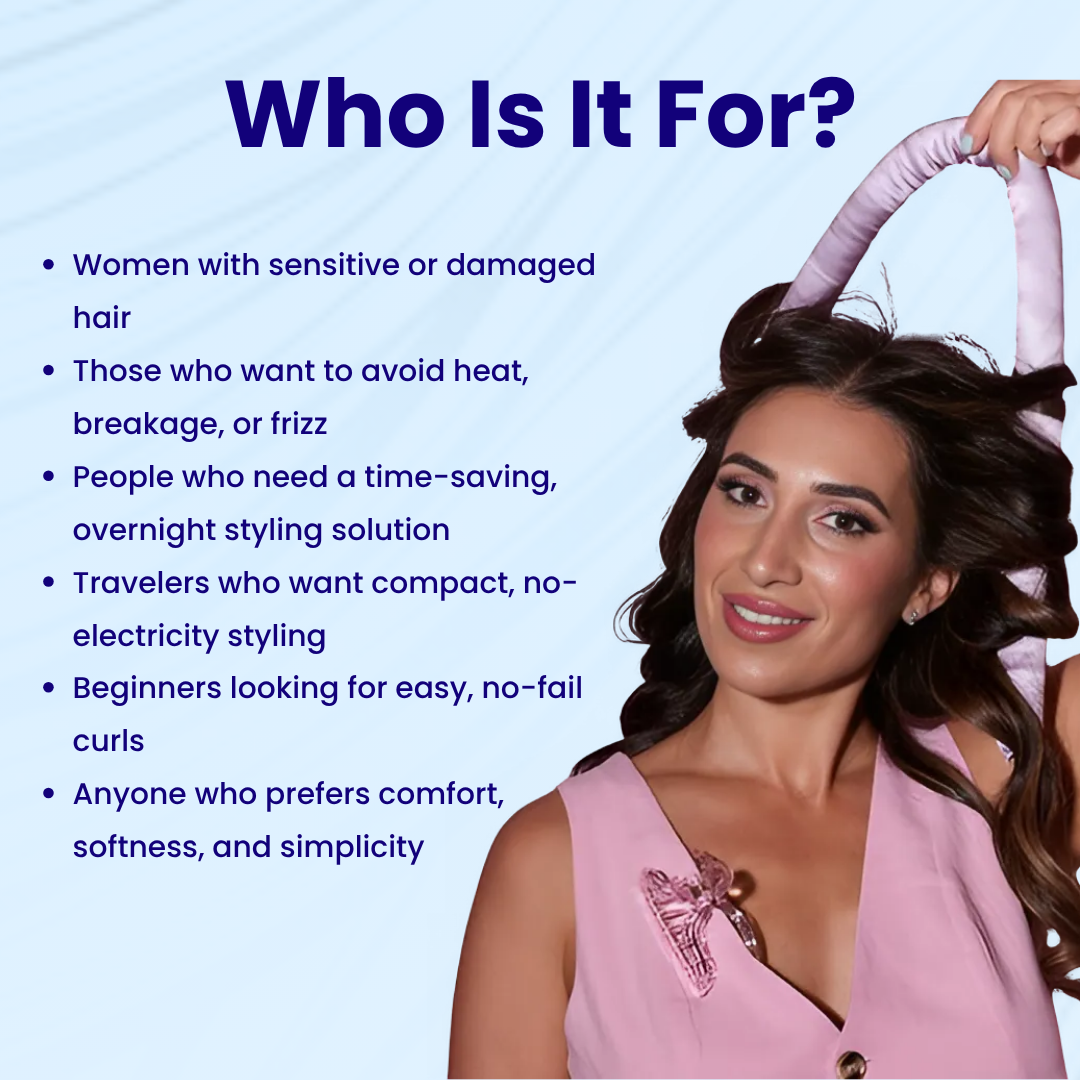 Heatless Curling Rod Headband