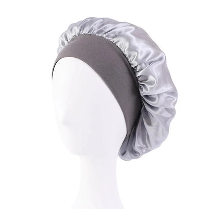 New Satin Wide Brim Nightcap
