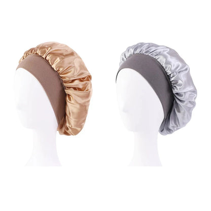New Satin Wide Brim Nightcap