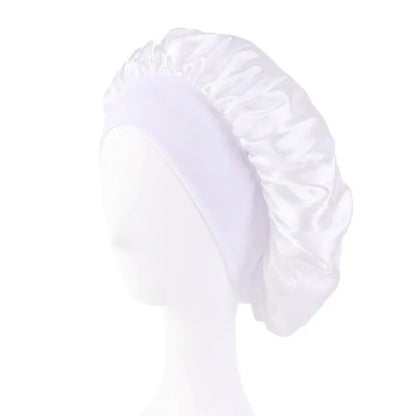 New Satin Wide Brim Nightcap